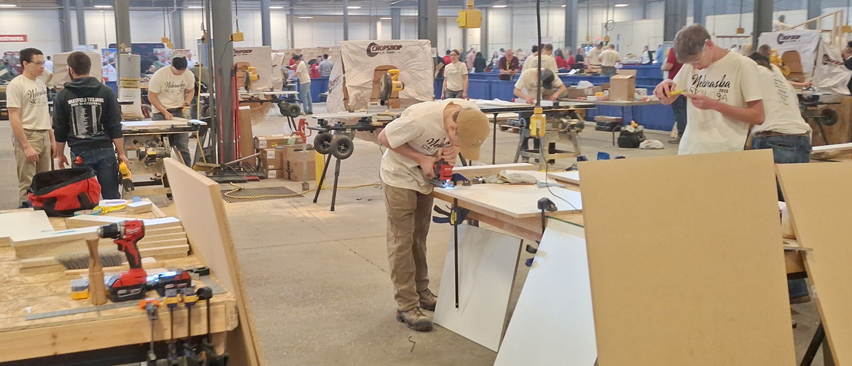 SCC students at the state SkillsUSA competition. 