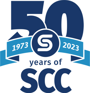 Celebrating 50 Years of SCC logo