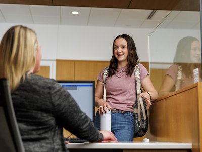 student service counter