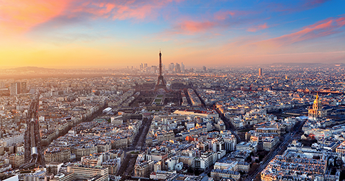 Paris France Skyline